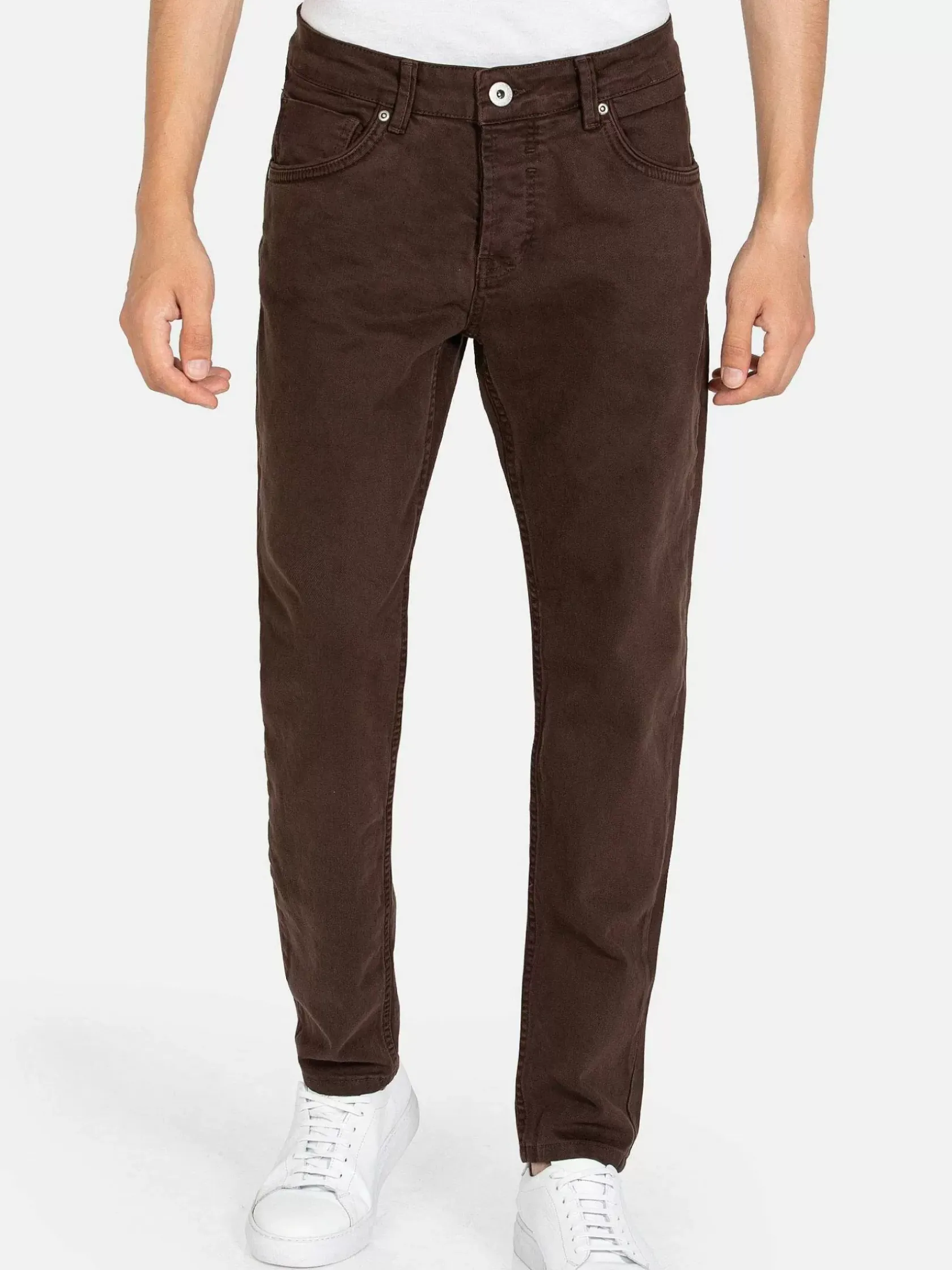 Wam Denim Jeans|Jeans Cotillo Dark Brown