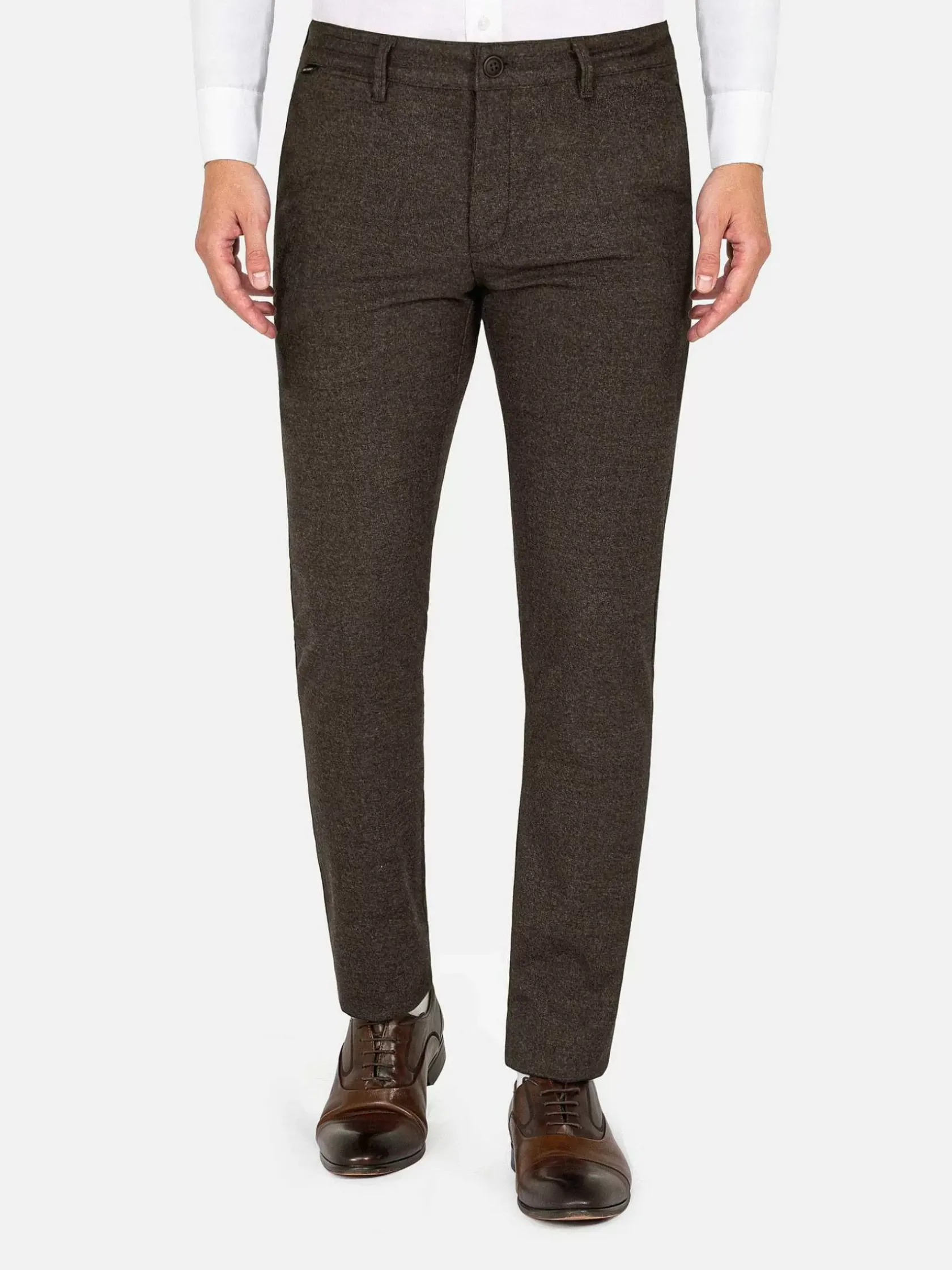 Wam Denim Chino'S|Kingston Straight Leg Brown Chino