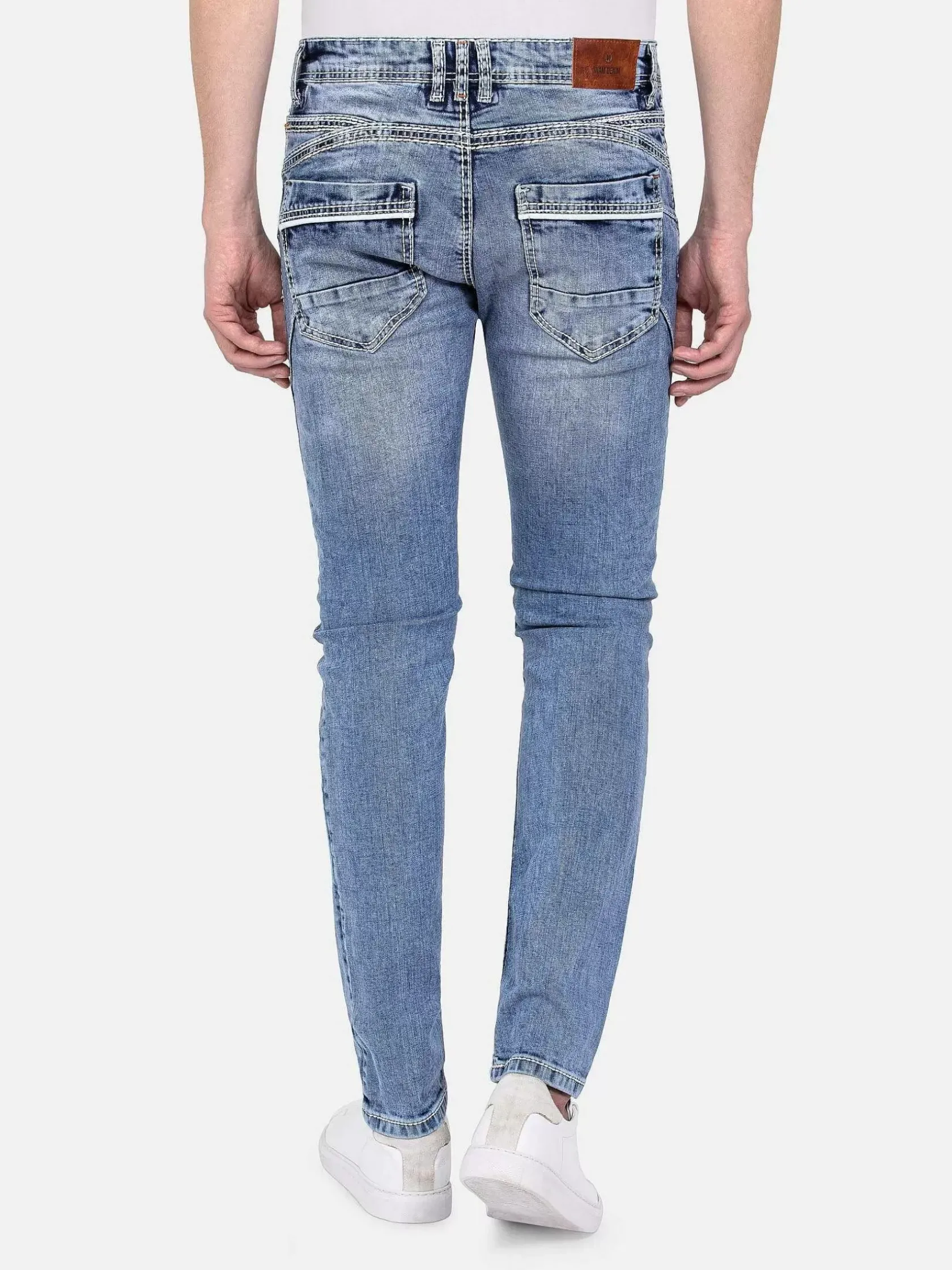 Wam Denim Jeans|Komrij Slim Soft Wash Navy Jeans