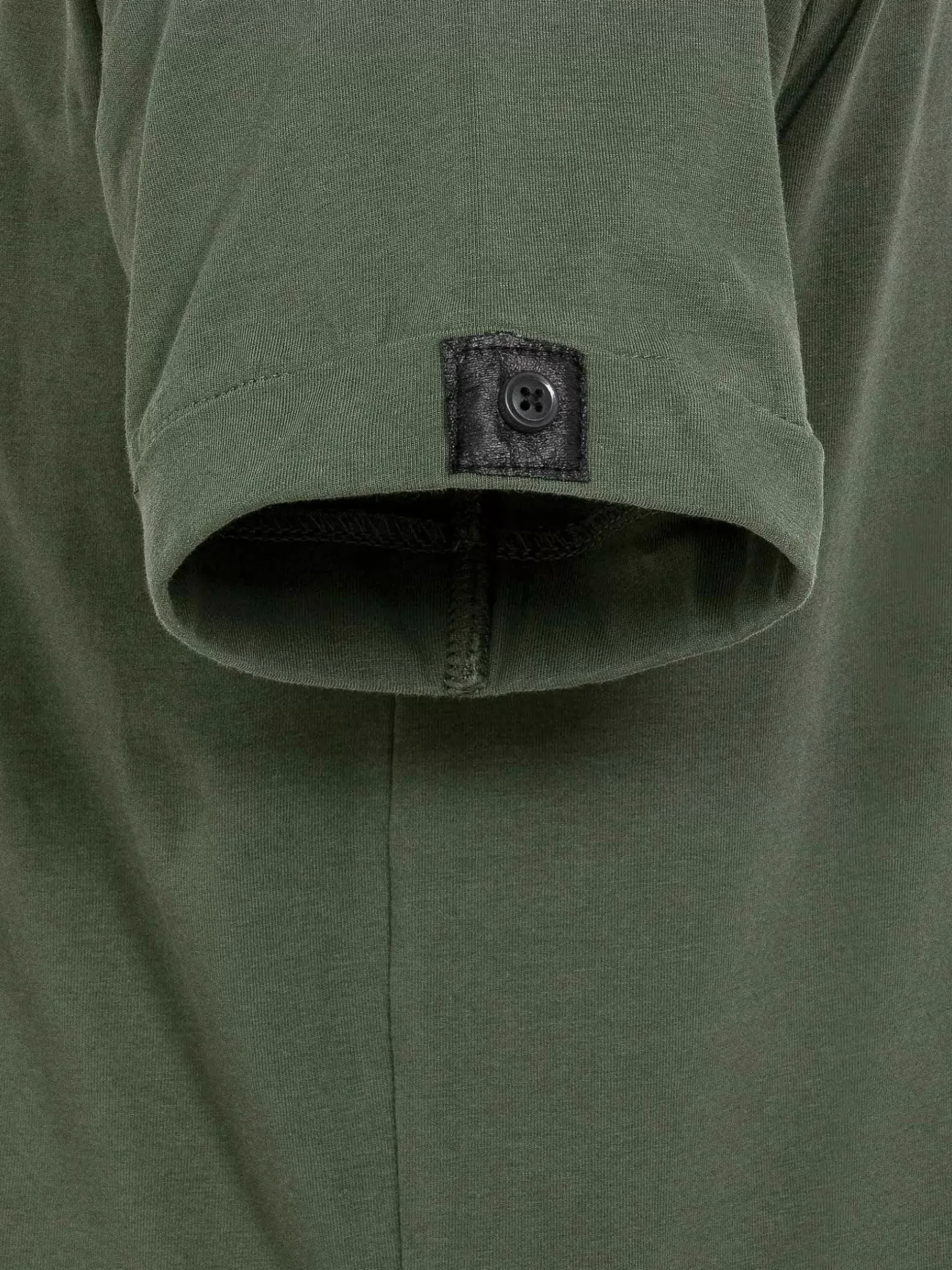 Wam Denim T-Shirts|Korfual Casual V-Neck Button T-Shirt Khaki