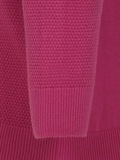 Wam Denim Sweaters|Larry Dark Pink Pullover