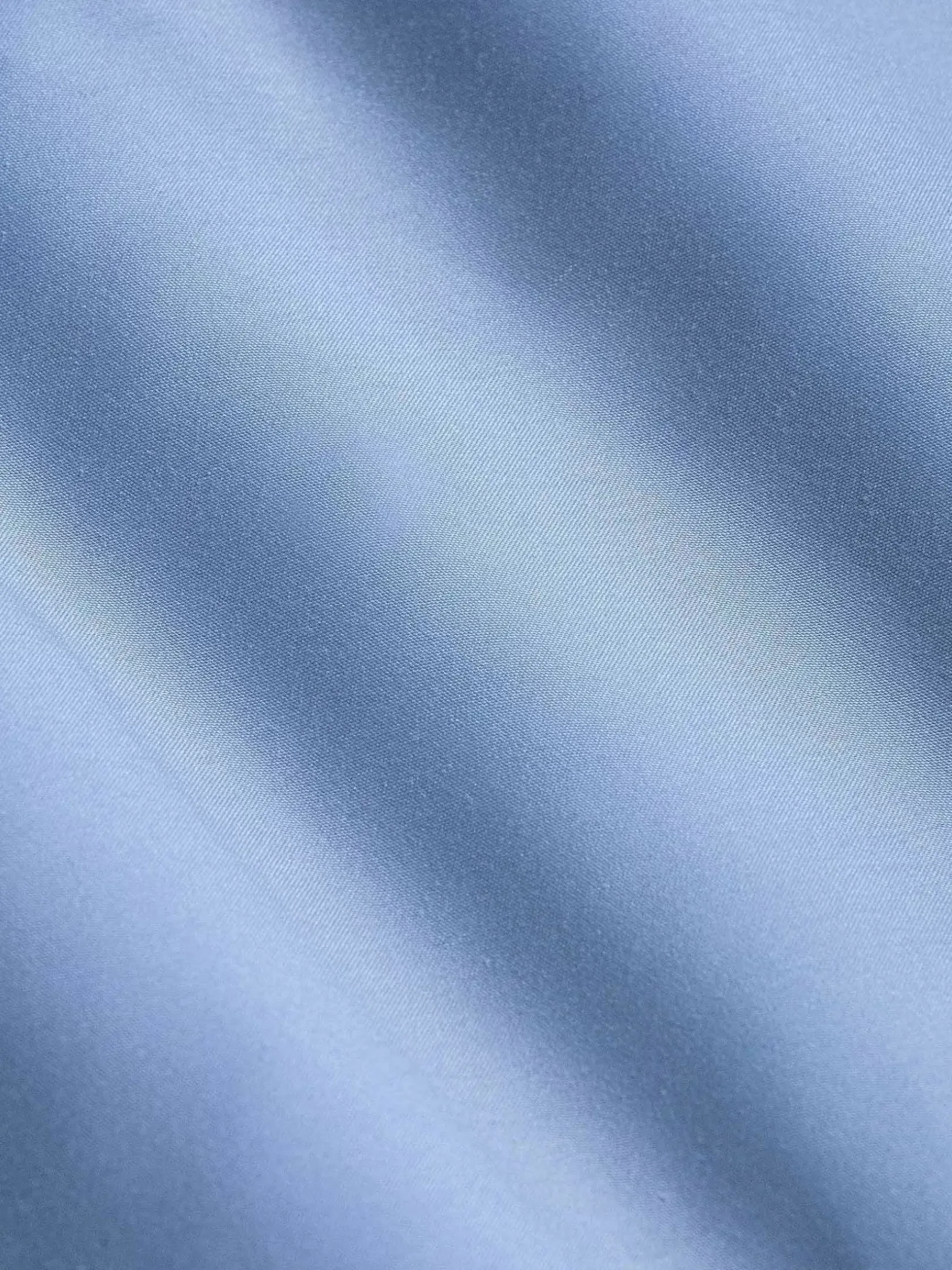 Wam Denim Overhemd Lange Mouwen|Leira Solid Blue Overhemd Lange Mouw