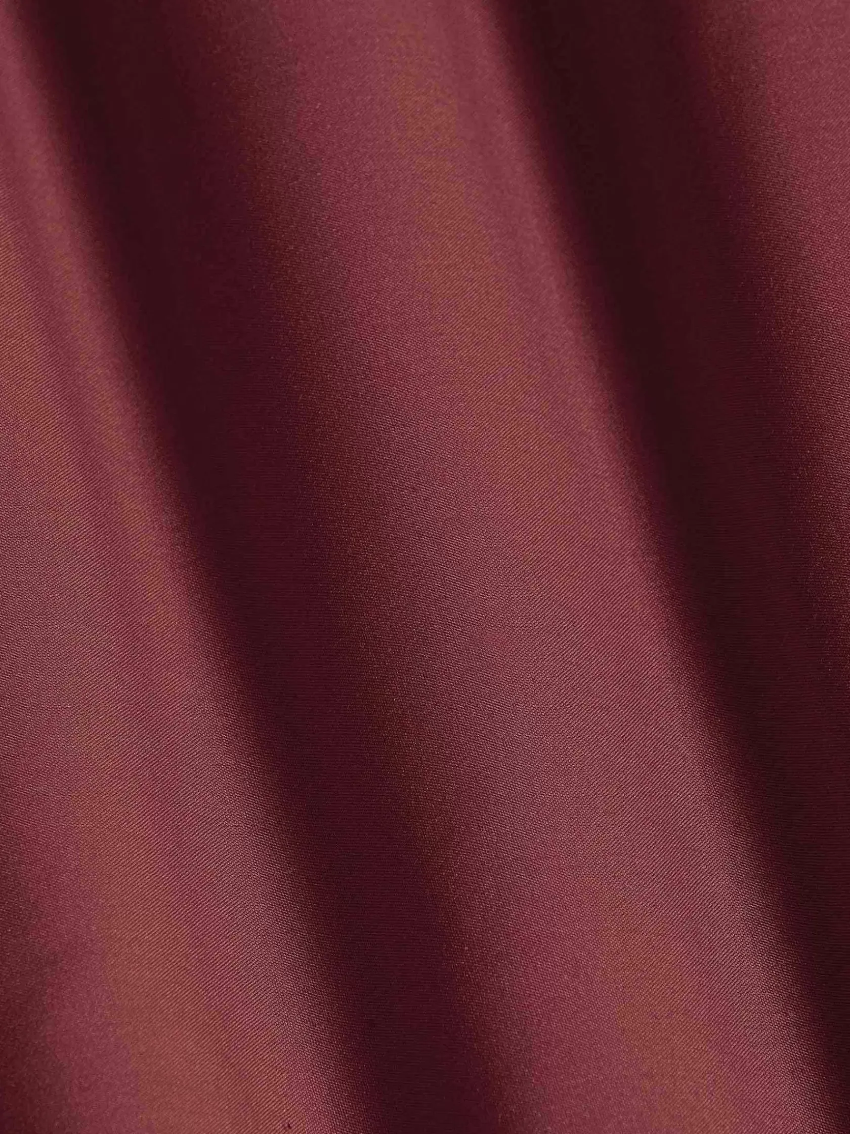 Wam Denim Overhemd Lange Mouwen|Leira Solid Dark Red Overhemd Lange Mouw