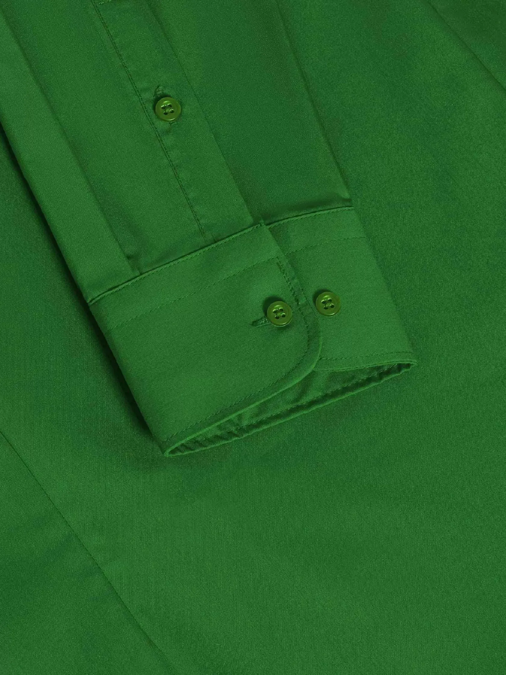 Wam Denim Overhemd Lange Mouwen|Leira Solid Light Green Overhemd Lange Mouw