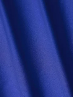 Wam Denim Overhemd Lange Mouwen|Leira Solid Royal Blue Overhemd Lange Mouw