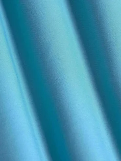 Wam Denim Overhemd Lange Mouwen|Leira Solid Turquoise Overhemd Lange Mouw