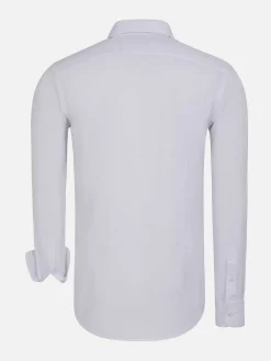 Wam Denim Overhemd Lange Mouwen|Leira Solid White Overhemd Lange Mouw