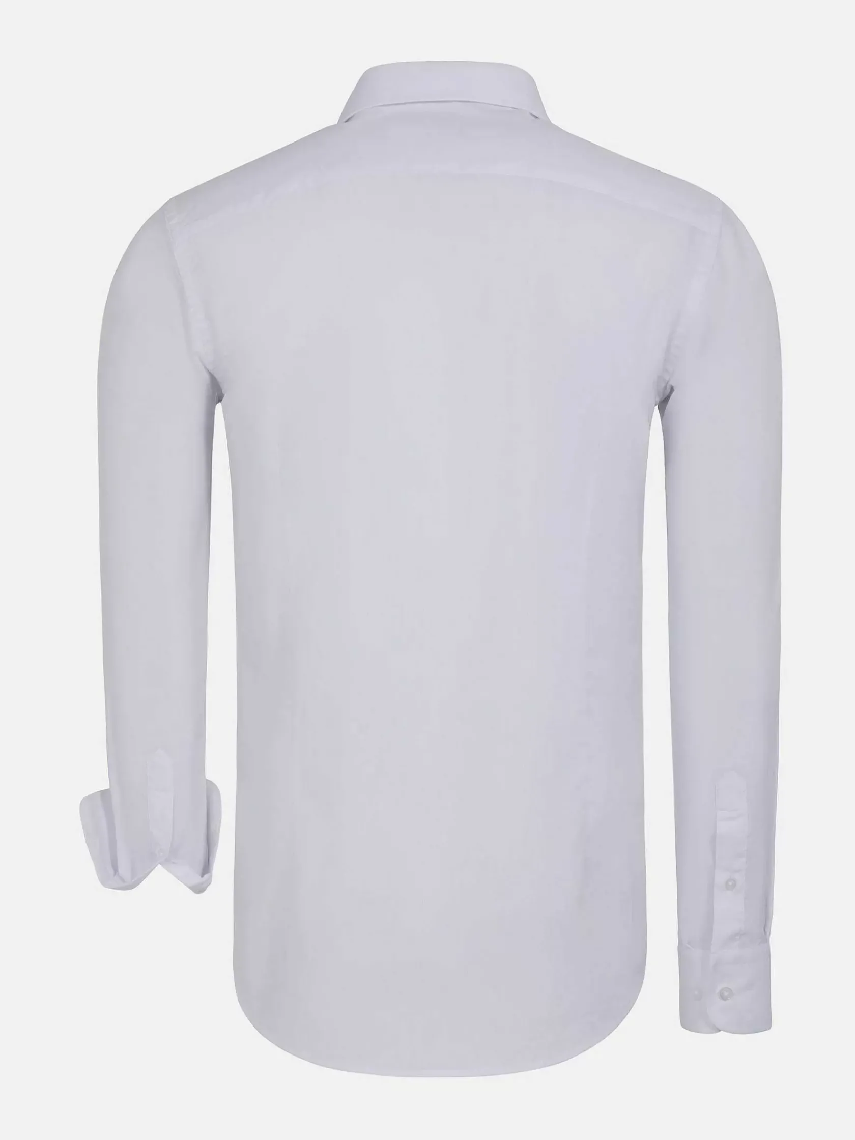 Wam Denim Overhemd Lange Mouwen|Leira Solid White Overhemd Lange Mouw