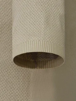 Wam Denim T-Shirts|Lucas Pique Knit Beige T-Shirt