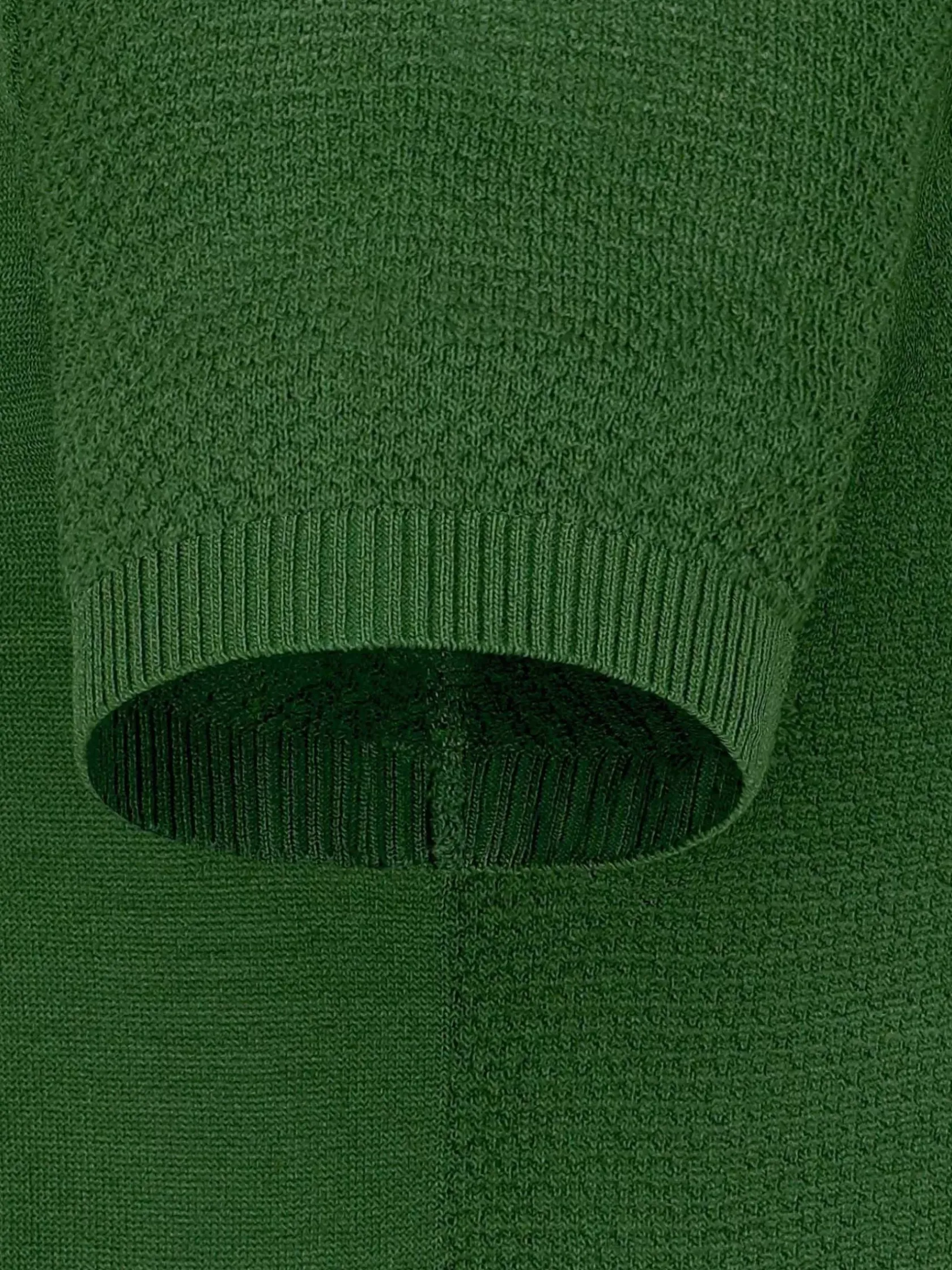 Wam Denim T-Shirts|Lucas Pique Knit Green T-Shirt