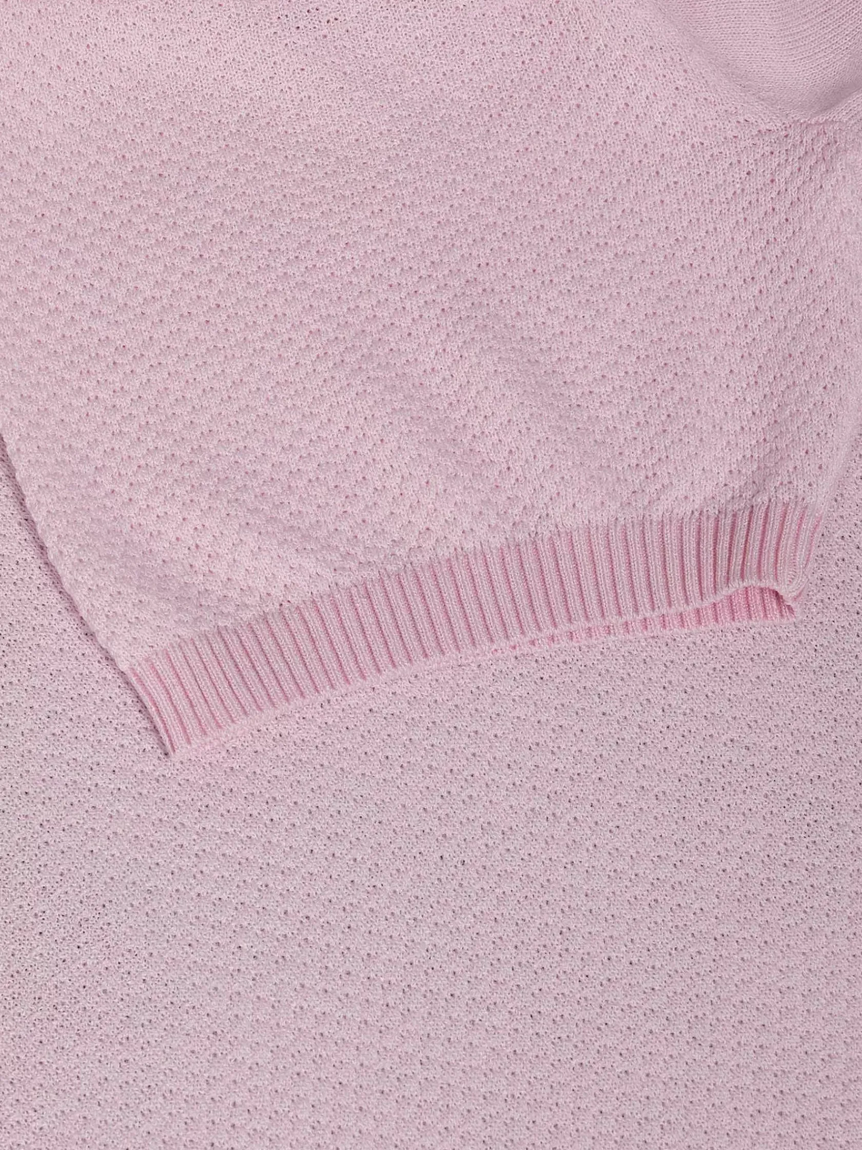 Wam Denim T-Shirts|Lucas Pique Knit Pink T-Shirt