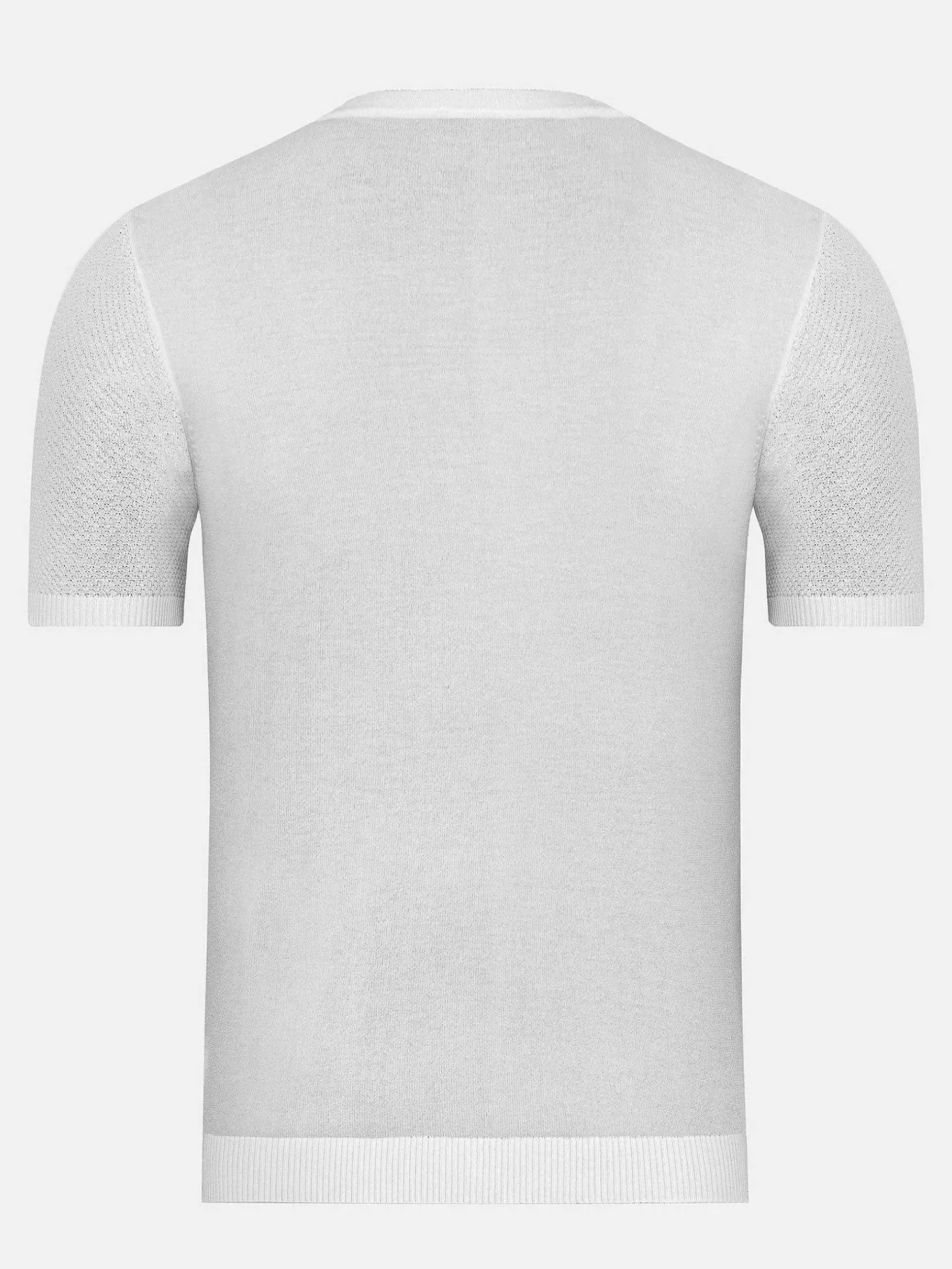 Wam Denim T-Shirts|Lucas Pique Knit White T-Shirt