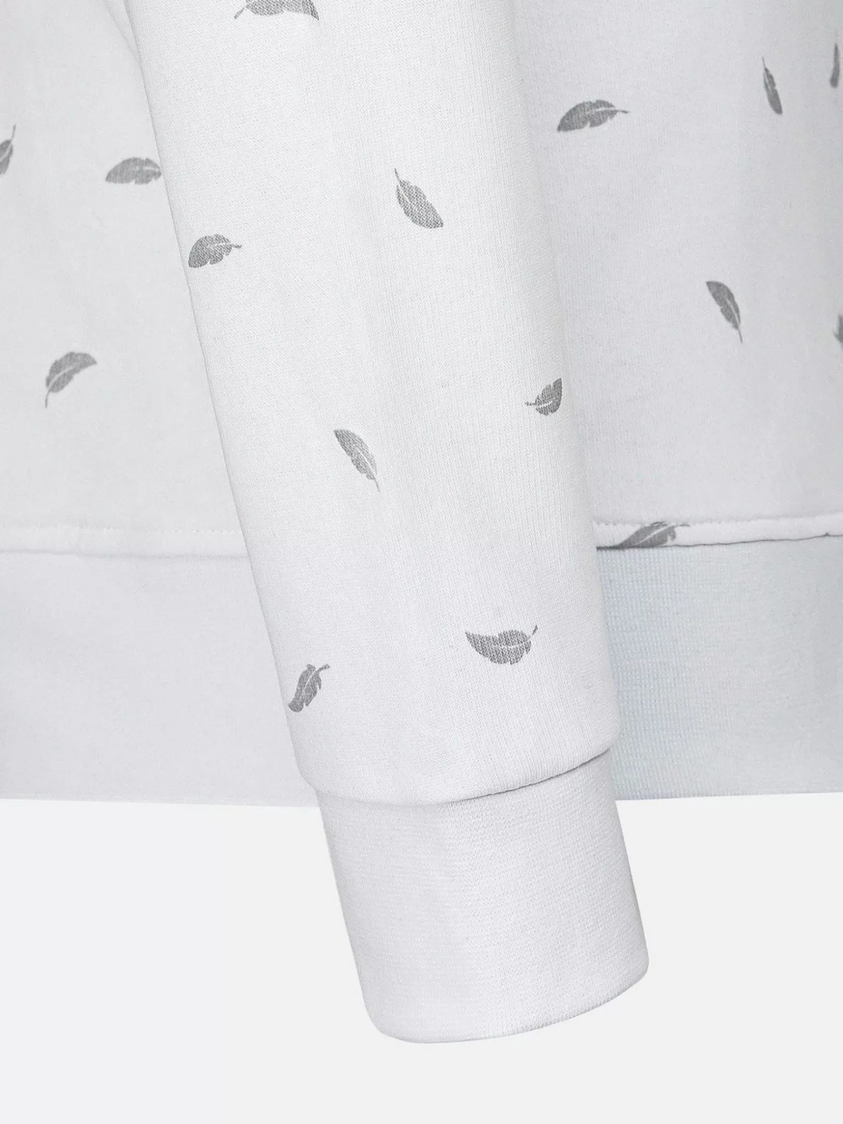 Wam Denim Sweaters|Mariner Ground Floral White Grey Sweater