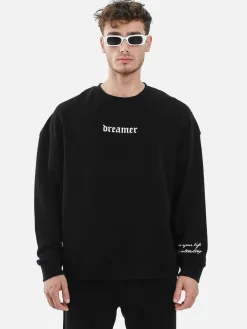 Wam Denim Streetwear|Melvin Black Sweater