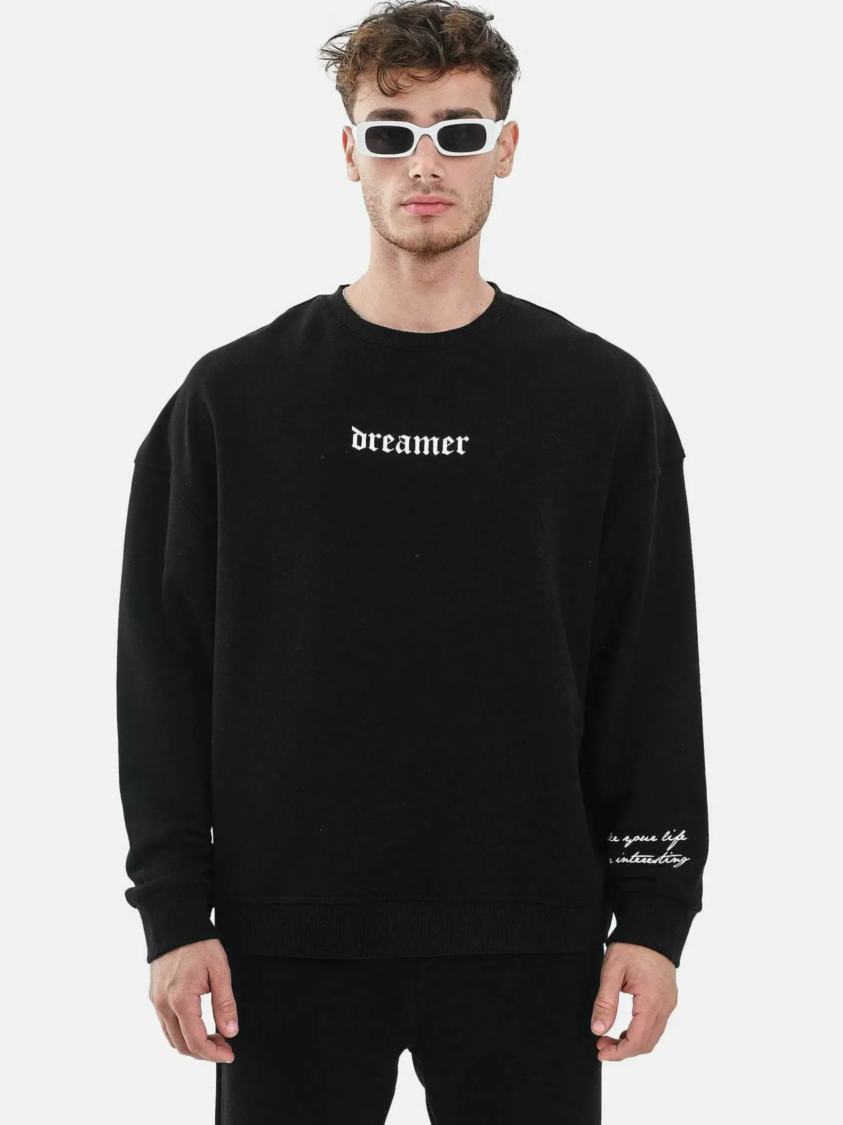 Wam Denim Streetwear|Melvin Black Sweater