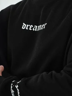 Wam Denim Streetwear|Melvin Black Sweater