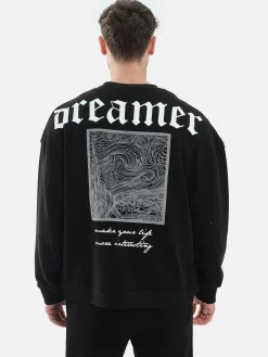 Wam Denim Streetwear|Melvin Black Sweater