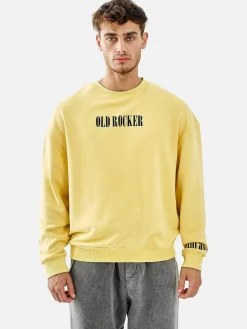 Wam Denim Streetwear|Melvin Regular Fit Yellow Sweater