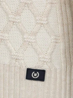 Wam Denim Truien|Minevre Pattern Beige Truien