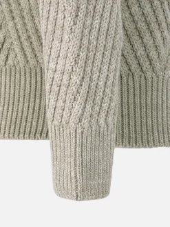 Wam Denim Truien|Minnesota Pattern Crew Neck Beige Truien