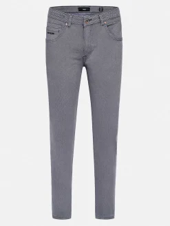 Wam Denim Jeans|Moraine Mini Check Anthracite Jeans