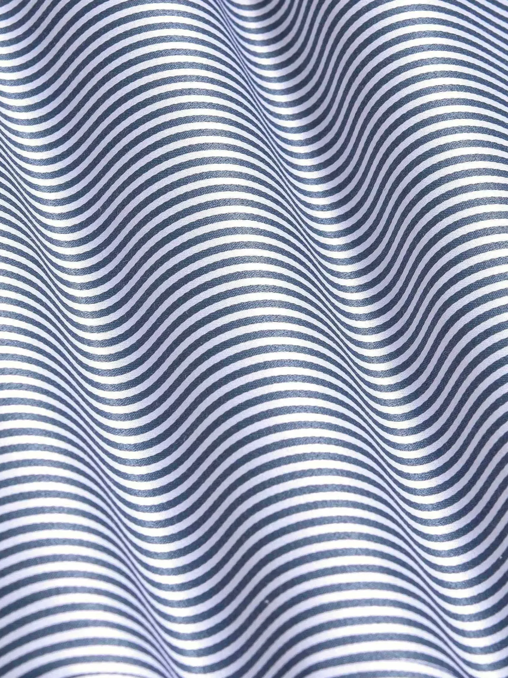 Wam Denim Overhemd Lange Mouwen|Nancy Anthracite Striped Overhemd Lange Mouw