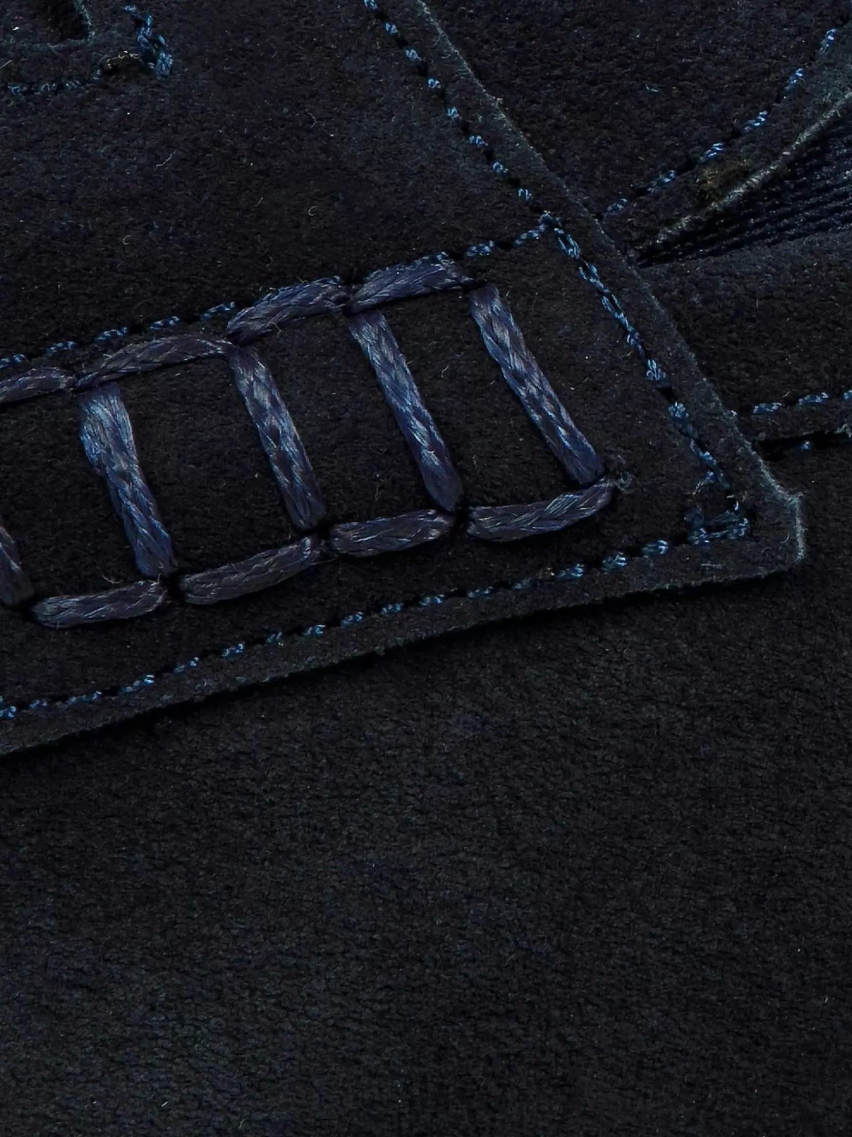 Wam Denim Schoenen|Navy Suede Loafer Schoenen Navy