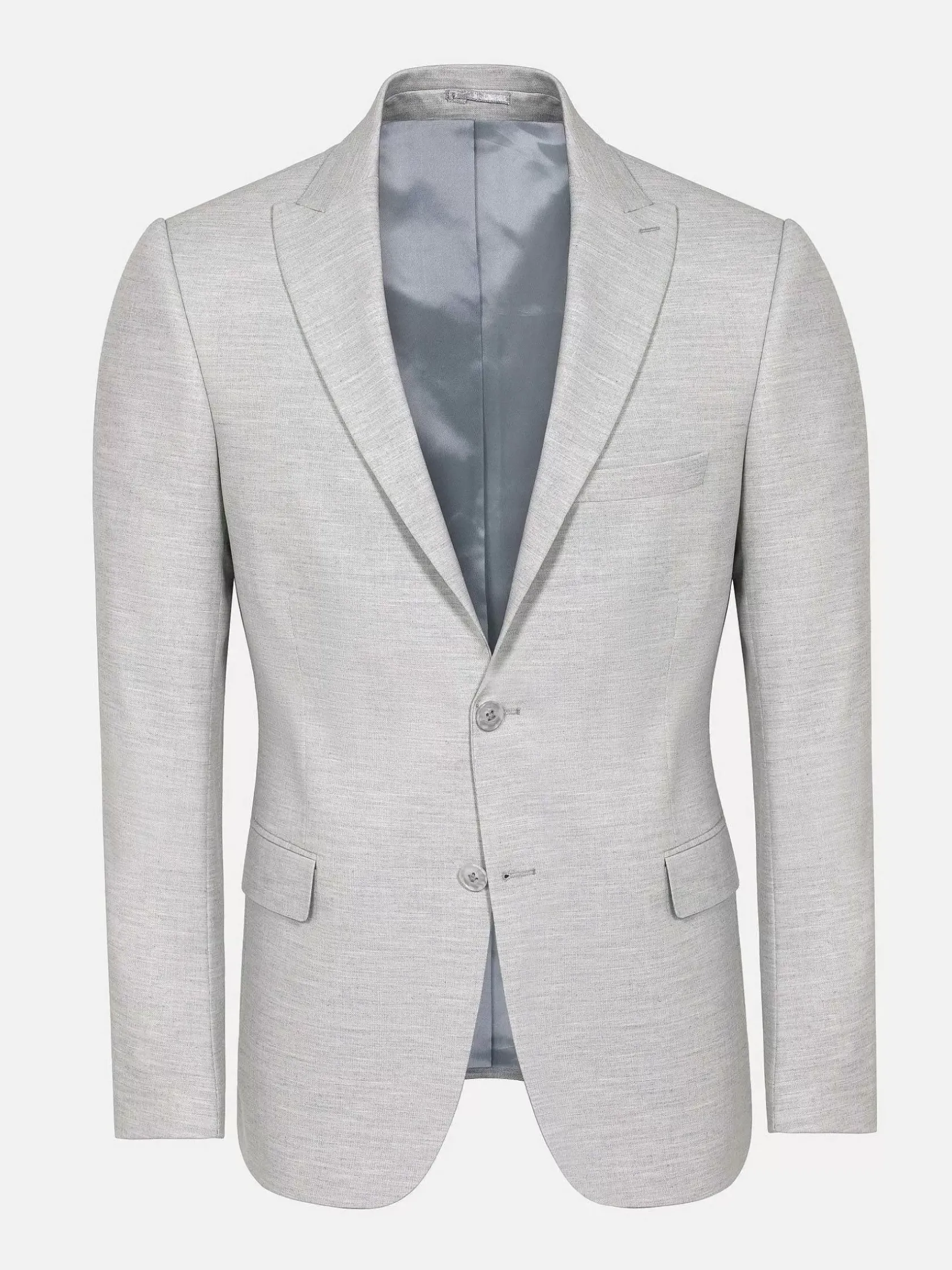 Wam Denim Colberts|Newsted Comfort Wide Lapel Light Grey Colbert