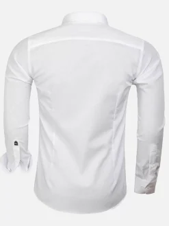 Wam Denim Overhemd Lange Mouwen|Overhemd 75647 Canico White