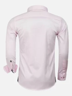Wam Denim Overhemd Lange Mouwen|Overhemd 75623 Getafe Pink