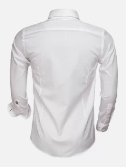 Wam Denim Overhemd Lange Mouwen|Overhemd 75525 Jaen White