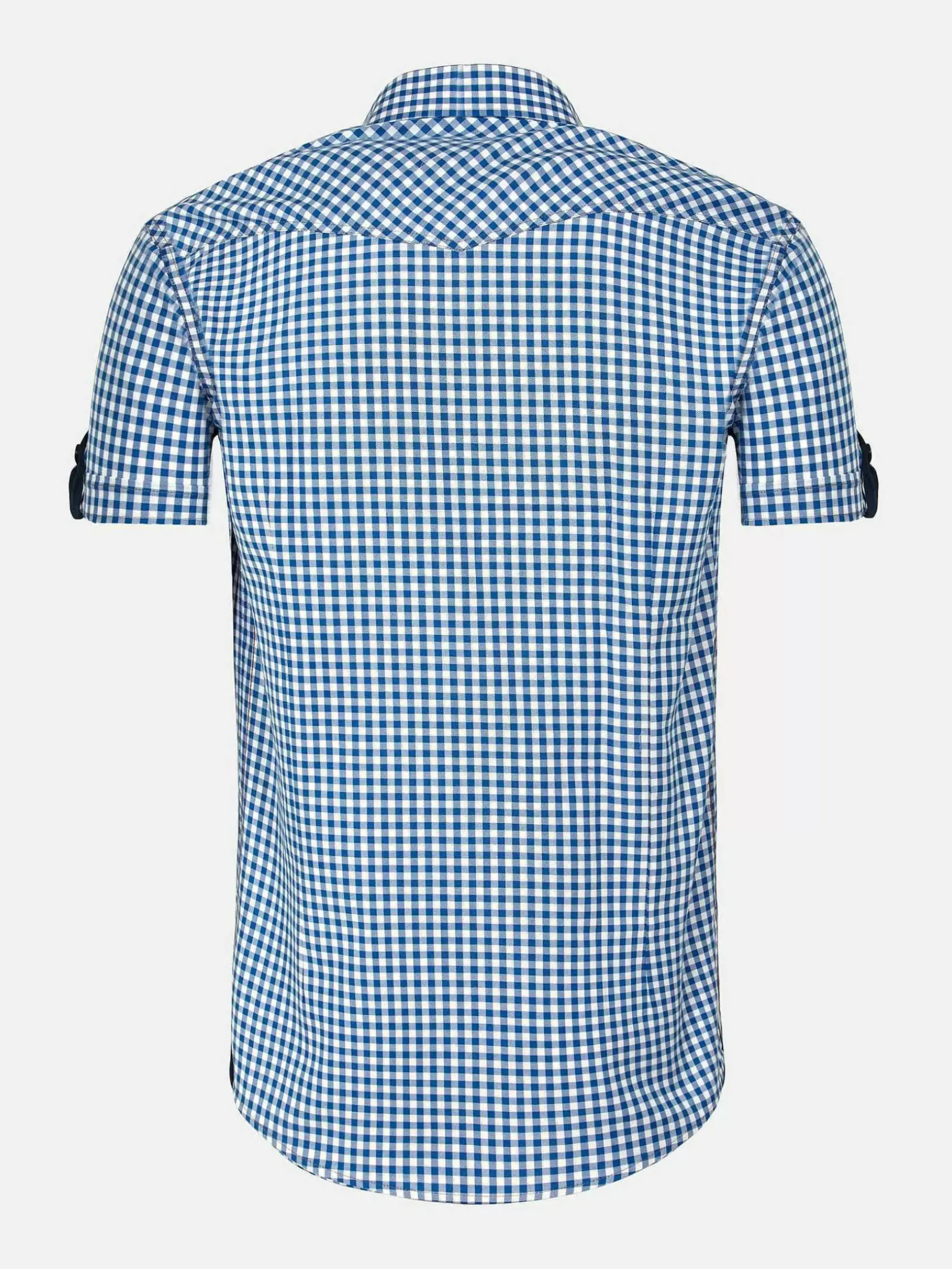 Wam Denim Overhemd Korte Mouwen|Overhemd Korte Mouw 75783 Hugo R.Blue