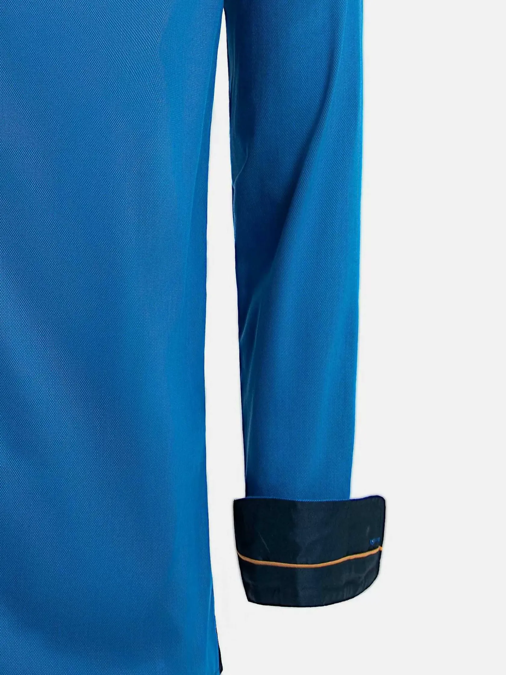 Wam Denim Overhemd Lange Mouwen|Overhemd Lange Mouw 75656 Beaufort Relly Blue
