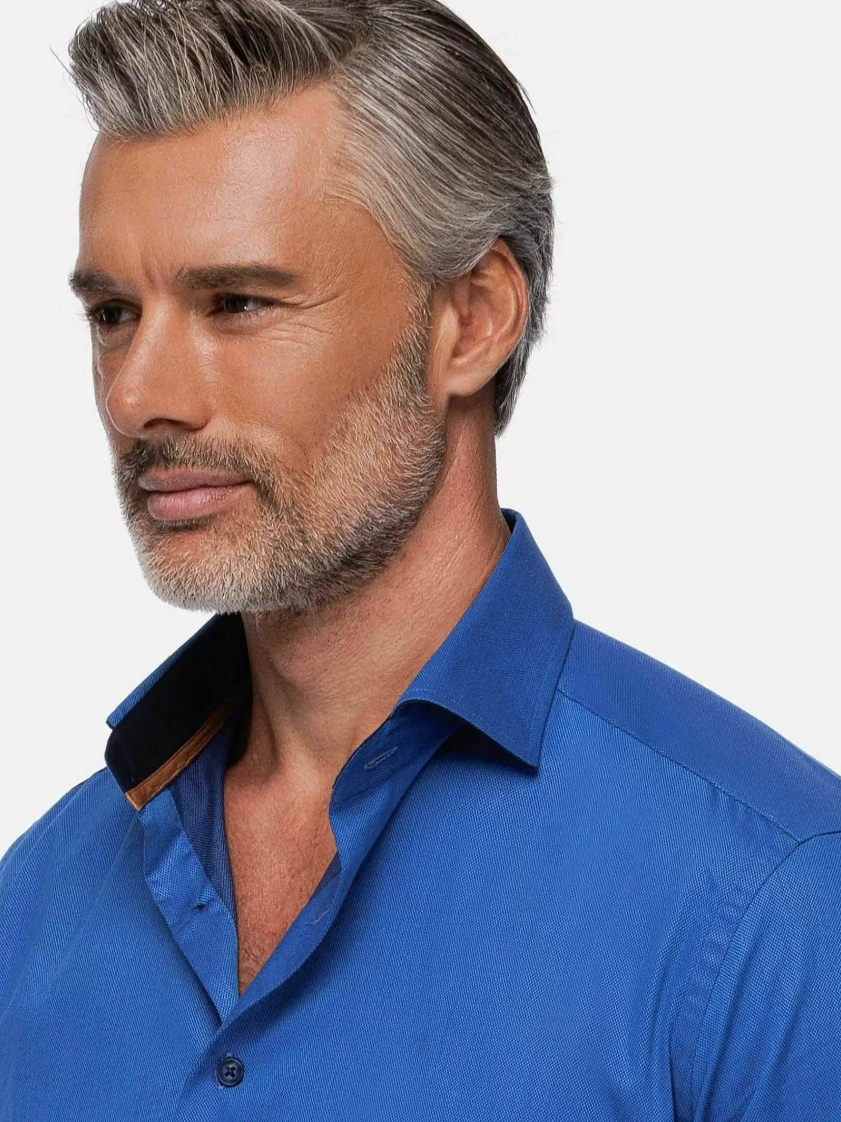 Wam Denim Overhemd Lange Mouwen|Overhemd Lange Mouw 75656 Beaufort Relly Blue