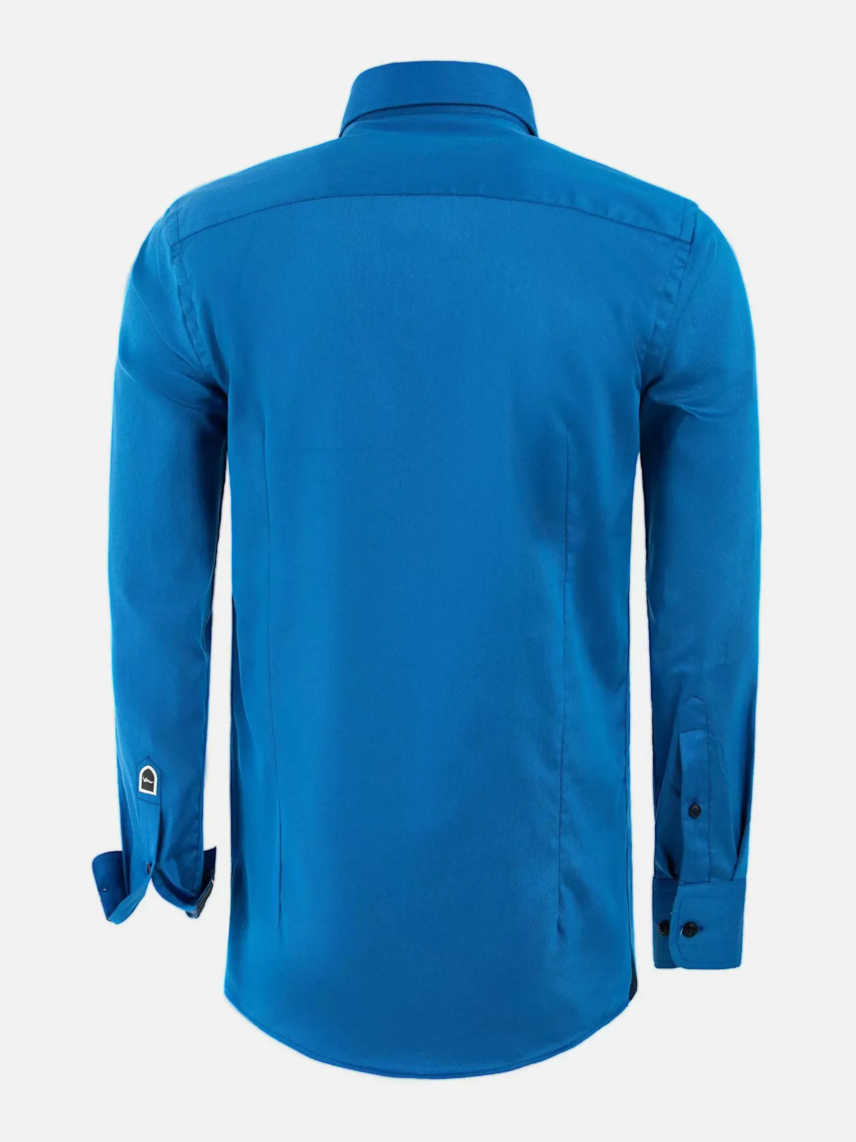 Wam Denim Overhemd Lange Mouwen|Overhemd Lange Mouw 75656 Beaufort Relly Blue