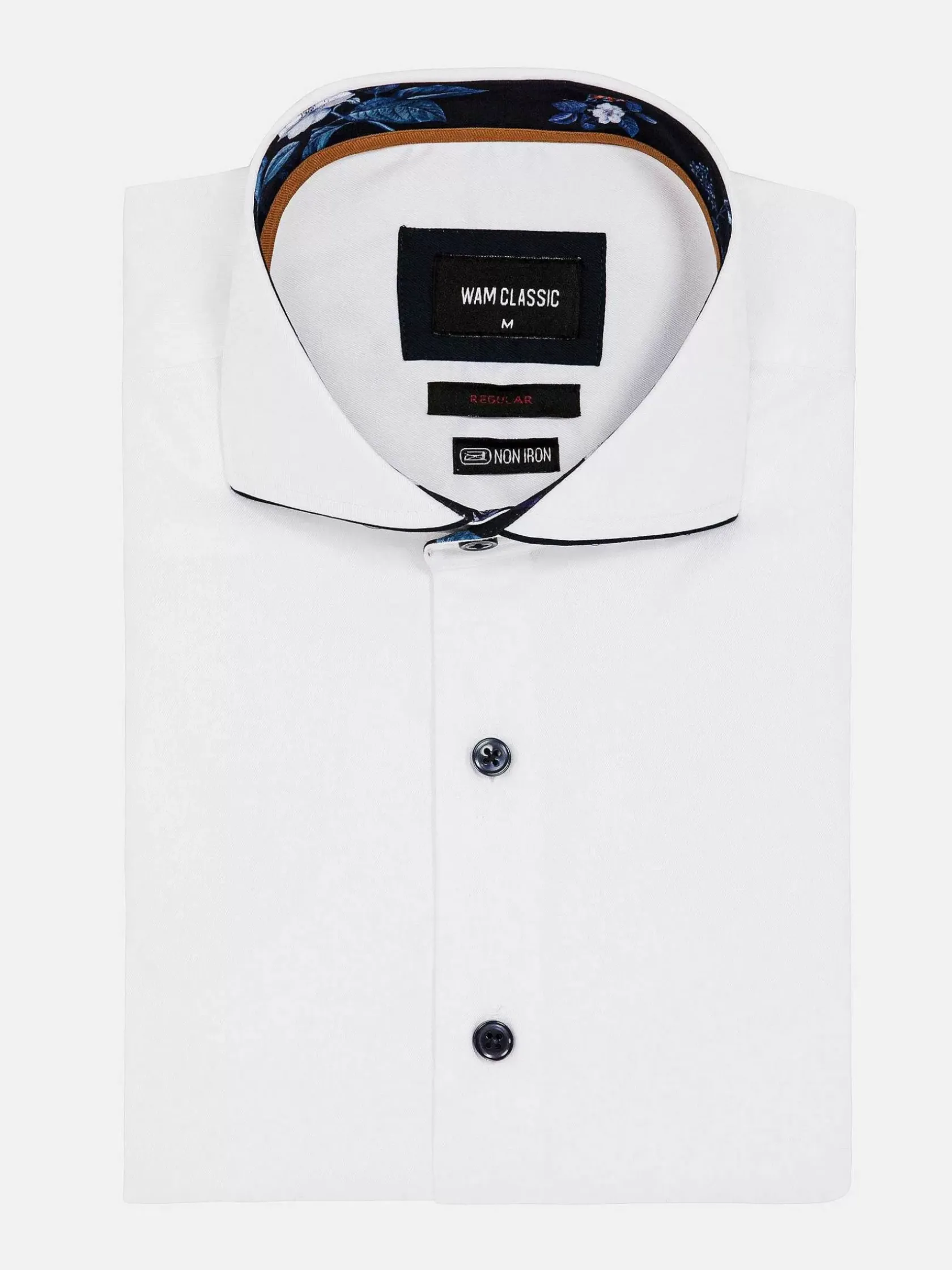 Wam Denim Overhemd Lange Mouwen|Overhemd Lange Mouw 59014 Brizon White