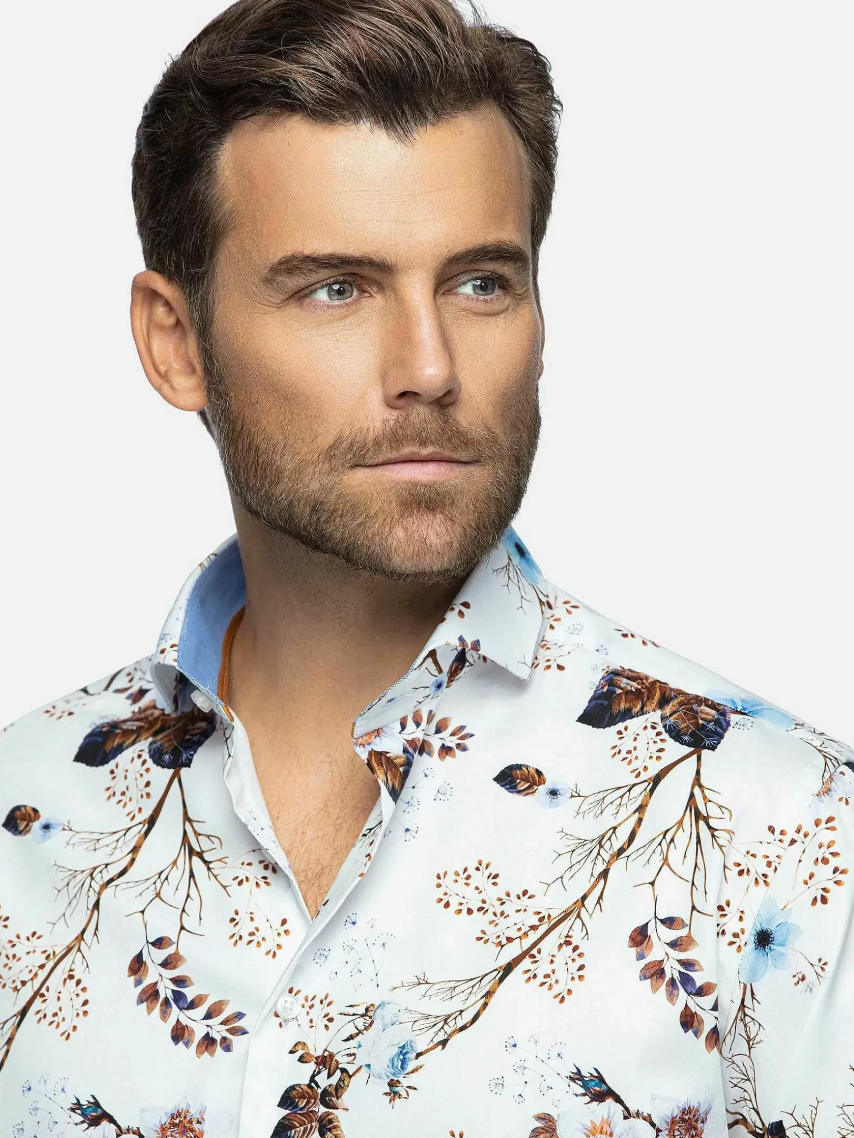 Wam Denim Overhemd Lange Mouwen|Overhemd Lange Mouw 59013 Clavant White