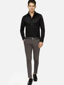 Wam Denim Overhemd Lange Mouwen|Overhemd Lange Mouw 75665 Harvery Specter Black