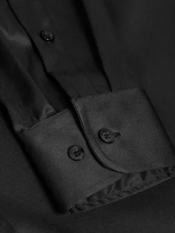 Wam Denim Overhemd Lange Mouwen|Overhemd Lange Mouw 75665 Harvery Specter Black