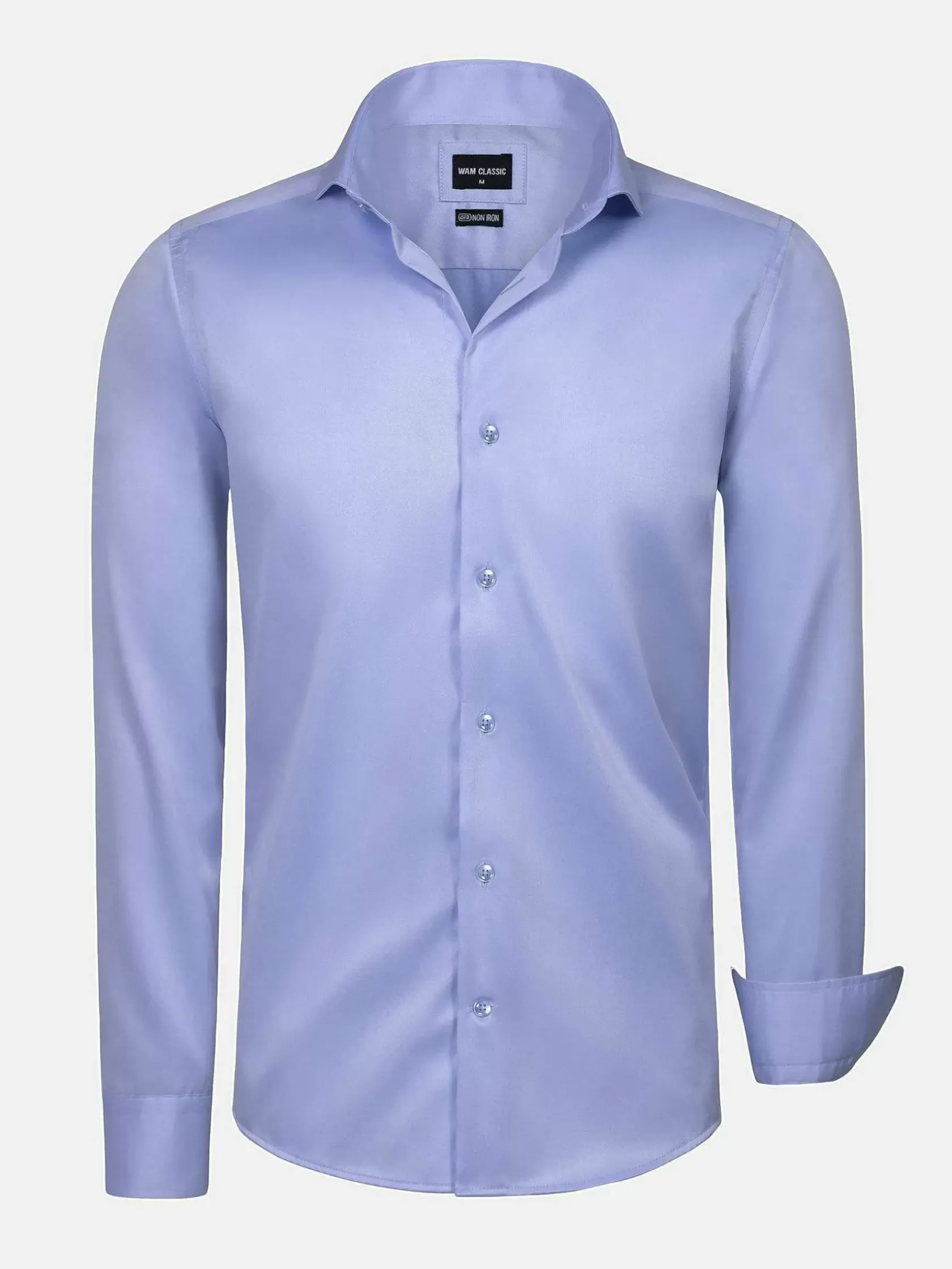 Wam Denim Overhemd Lange Mouwen|Overhemd Lange Mouw 75665 Harvery Specter Light Blue