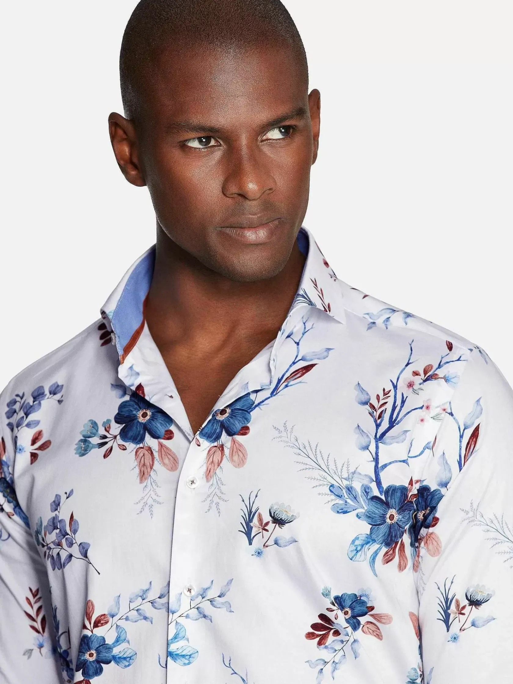 Wam Denim Overhemd Lange Mouwen|Overhemd Lange Mouw 75701 Herbeumont White