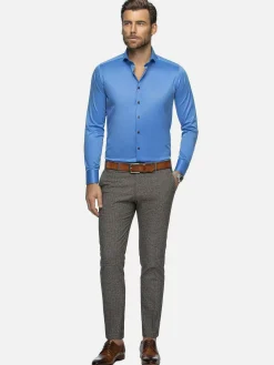 Wam Denim Overhemd Lange Mouwen|Overhemd Lange Mouw 75699 Karls Blue