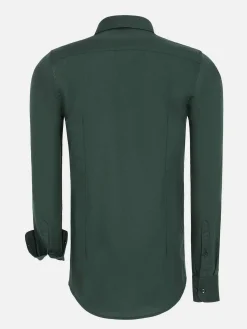 Wam Denim Overhemd Lange Mouwen|Overhemd Lange Mouw 85296 Leira Dark Green