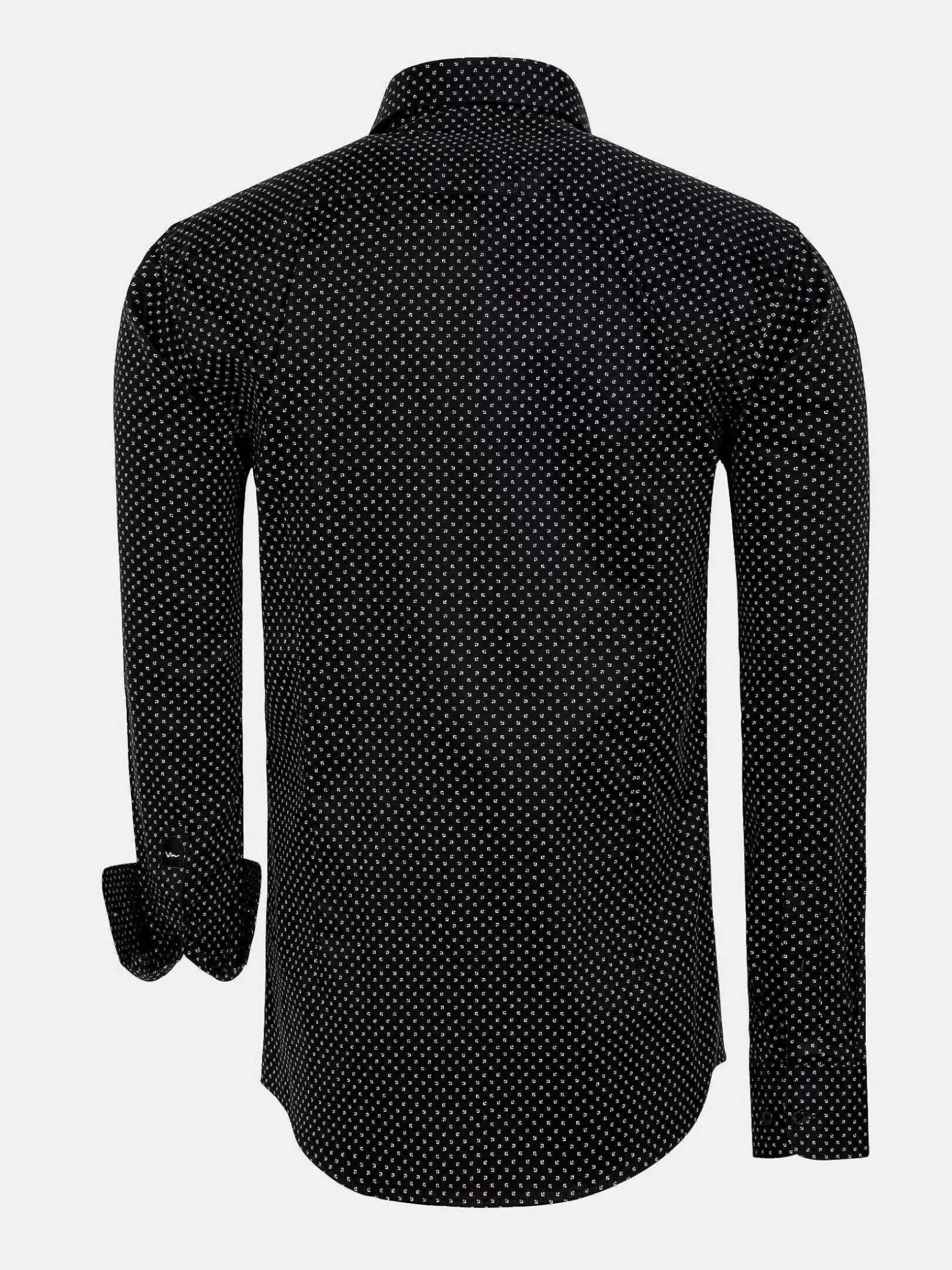Wam Denim Overhemd Lange Mouwen|Overhemd Lange Mouw 75675 Lonval Black