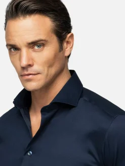 Wam Denim Overhemd Lange Mouwen|Overhemd Lange Mouw 75711 Monsebo Navy