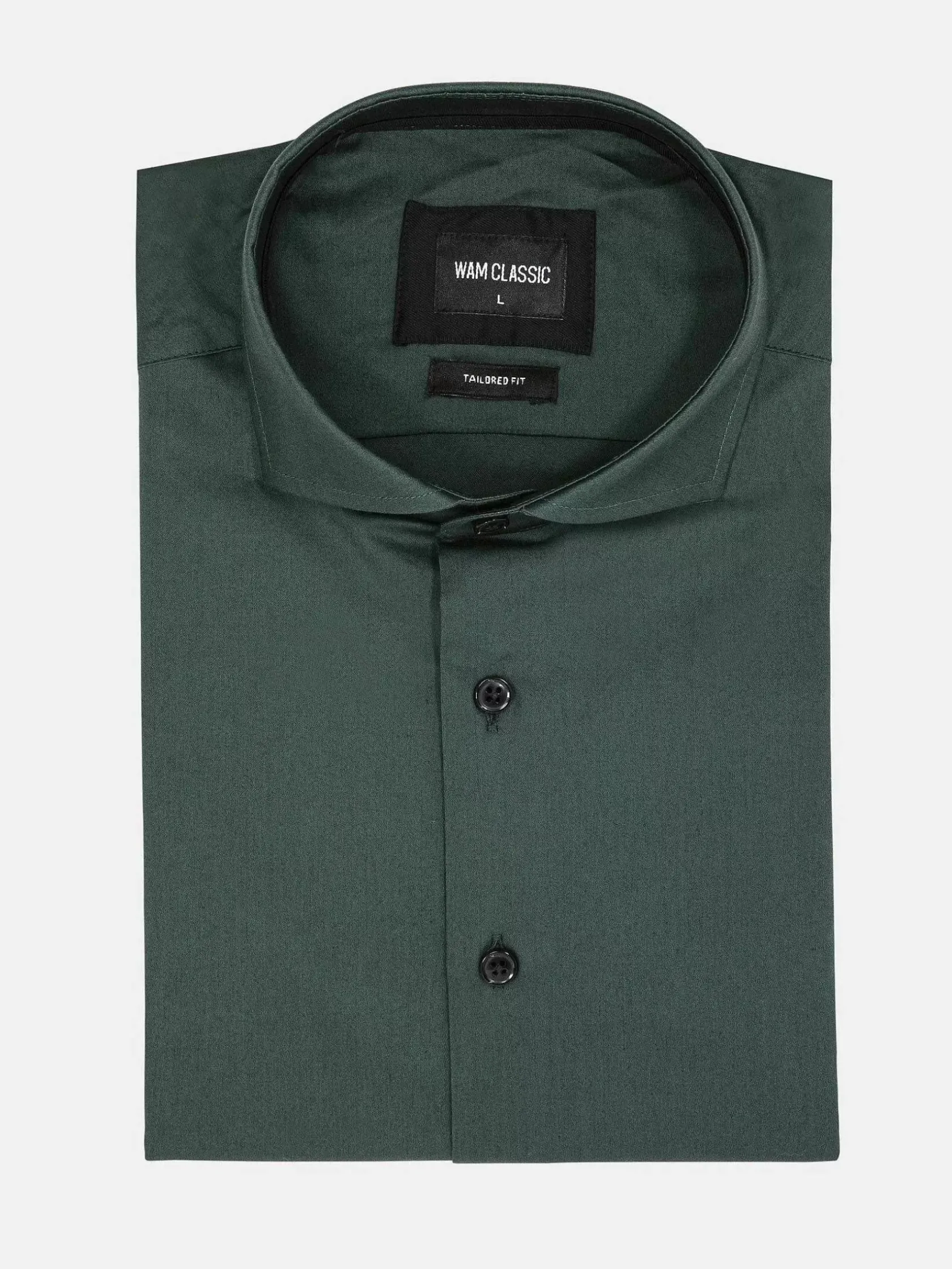 Wam Denim Overhemd Lange Mouwen|Overhemd Lange Mouw 75716 Morebo Green