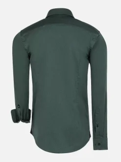Wam Denim Overhemd Lange Mouwen|Overhemd Lange Mouw 75716 Morebo Green