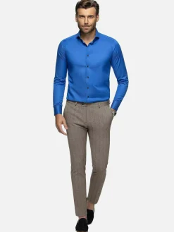 Wam Denim Overhemd Lange Mouwen|Overhemd Lange Mouw 75694 Murial Blue