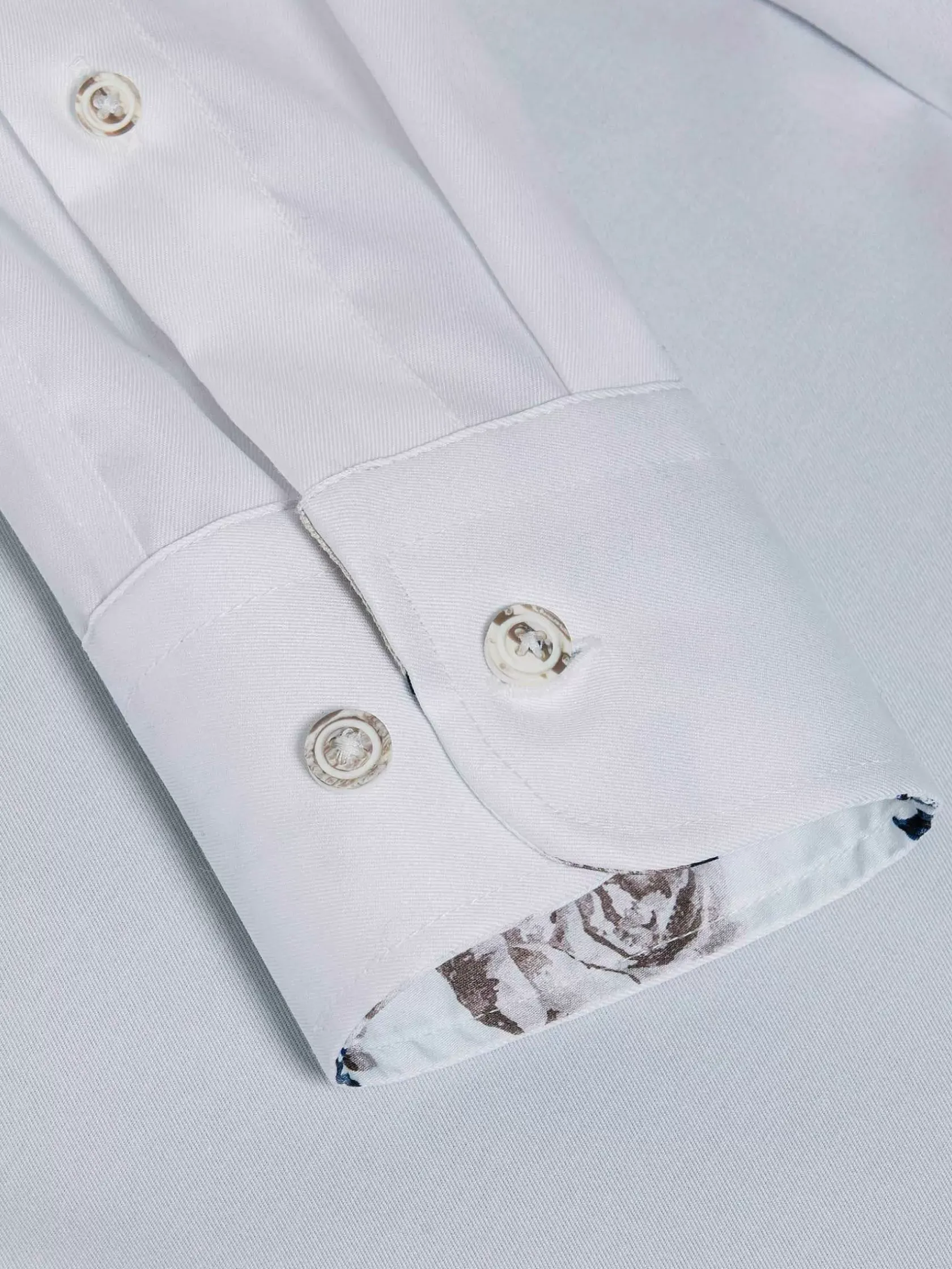 Wam Denim Overhemd Lange Mouwen|Overhemd Lange Mouw 75679 Pavel White