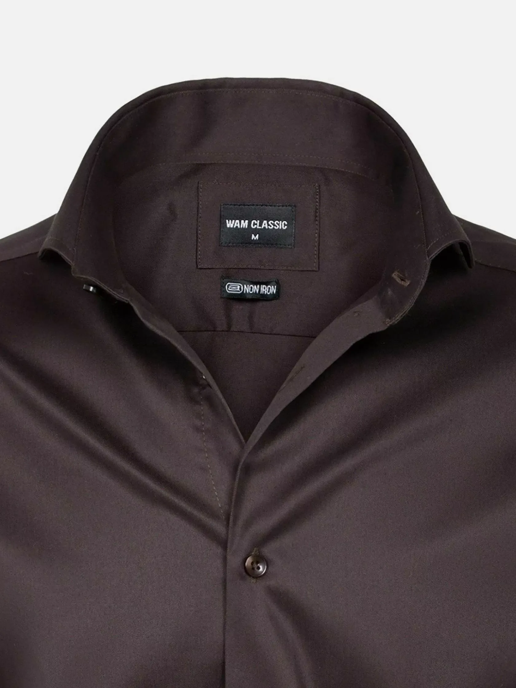 Wam Denim Overhemd Lange Mouwen|Overhemd Lange Mouw 75665 Pelle Brown